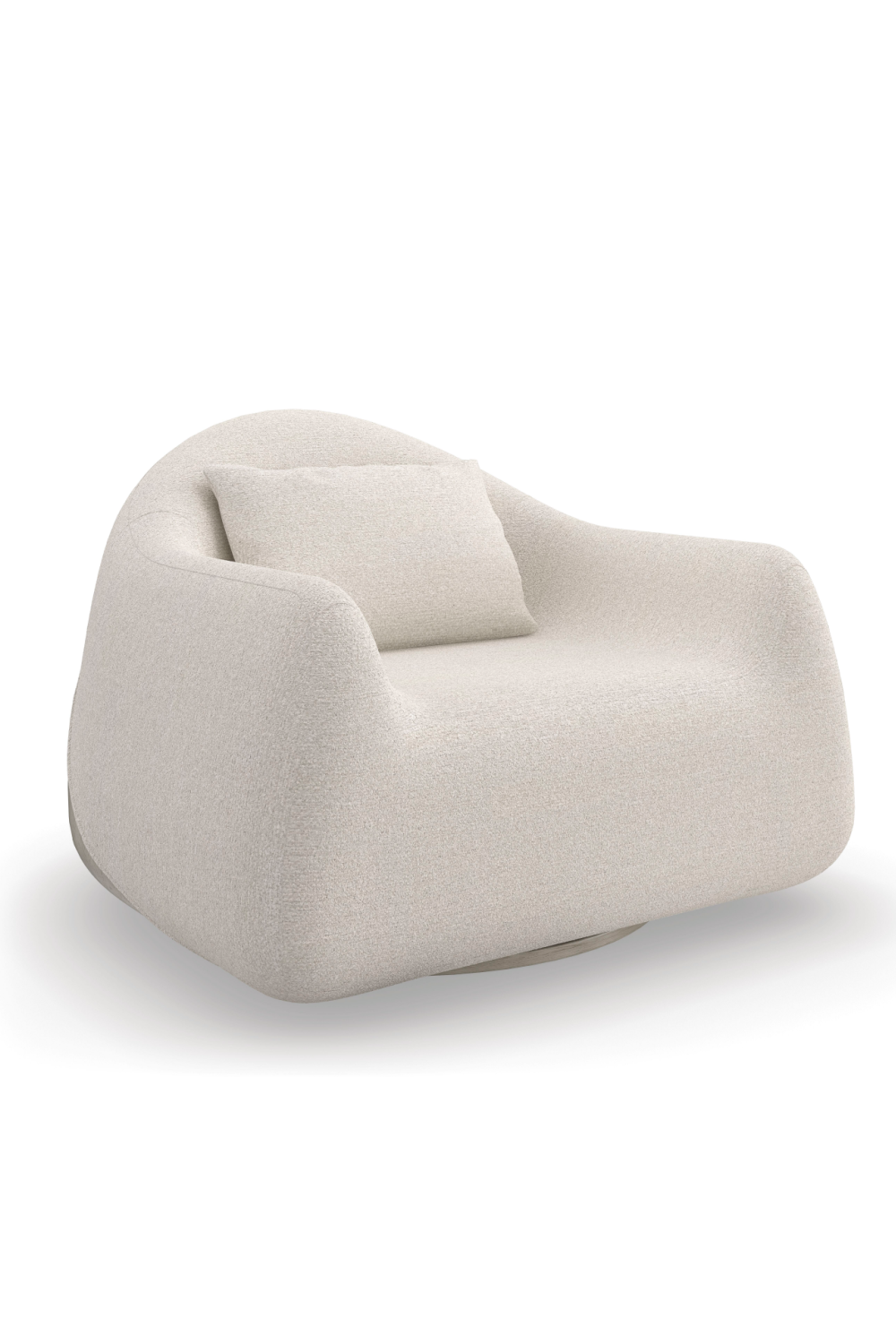 Bouclé Modern Swivel Chair | Caracole Serenity | Oroa.com