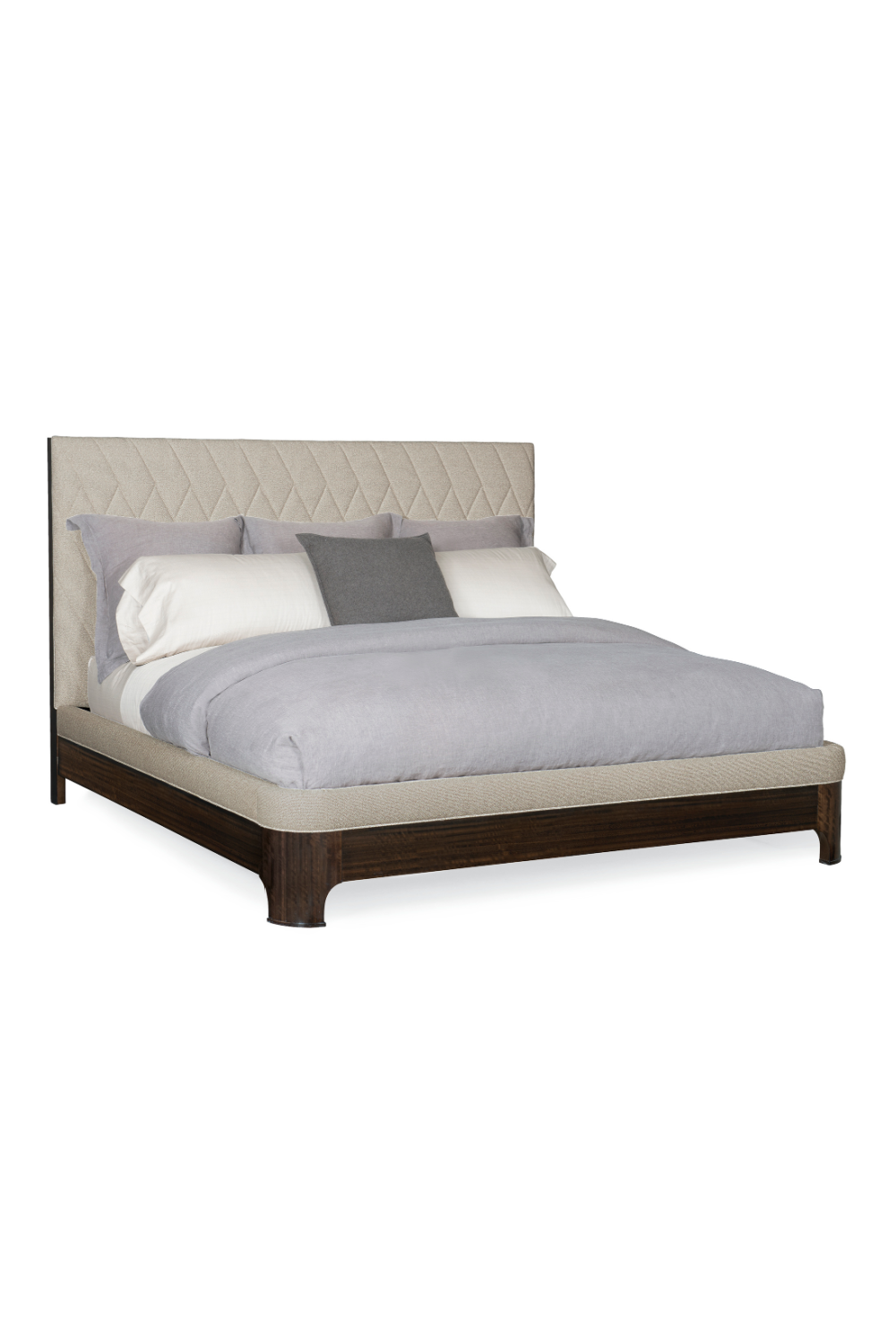 Neutral-Toned Quilted Bed | Oroa.com