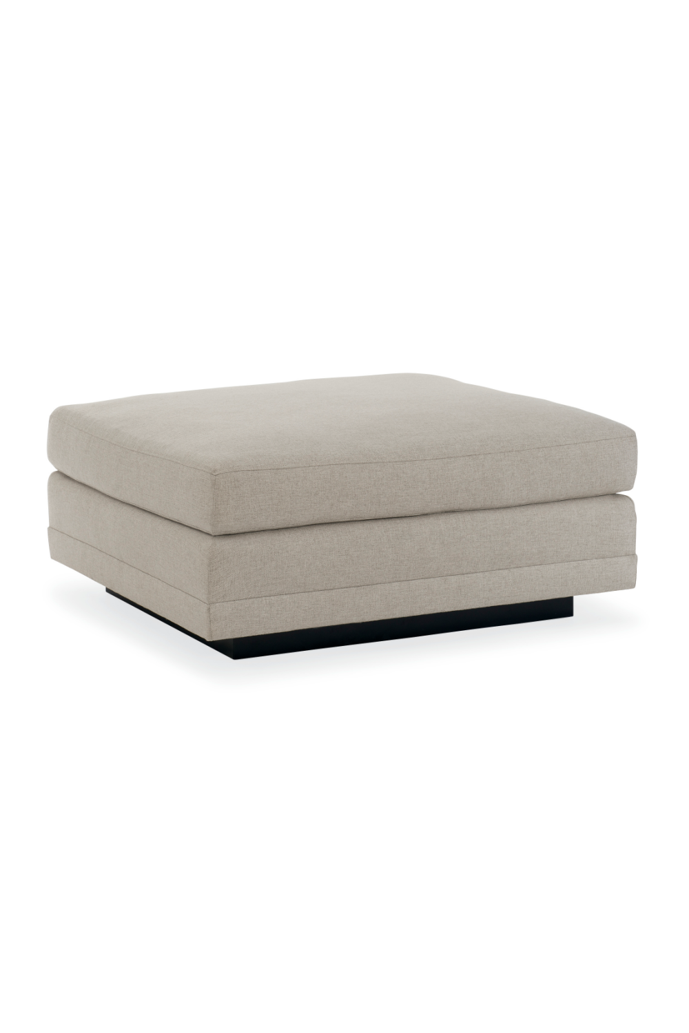 Modern Minimalist Ottoman | Caracole Fusion | Oroa.com