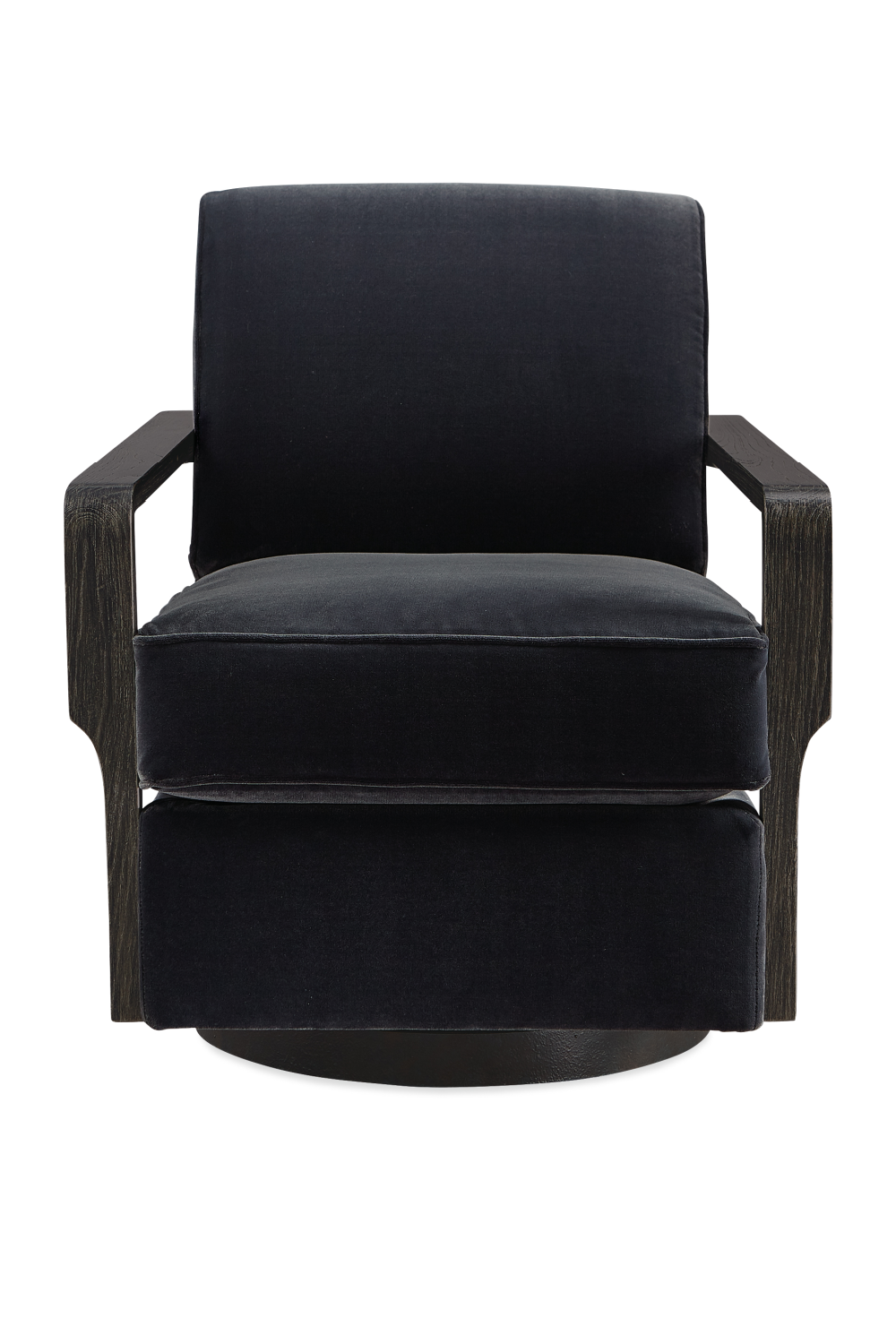 Black Art Deco Swivel Chair | Caracole Rewind | Oroa.com