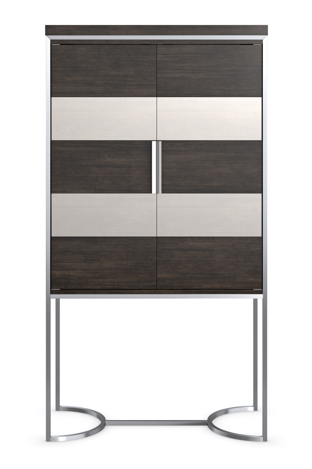 Metal Framed Modern Bar Cabinet | Caracole La Moda | Oroa.com