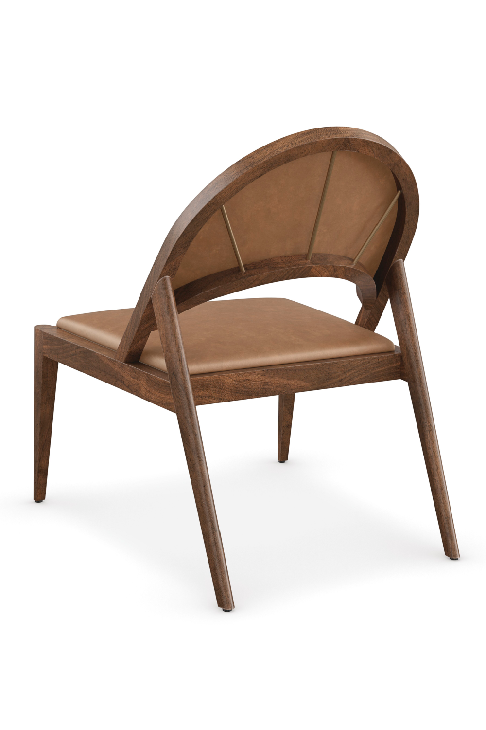 Brown Leather Lounge Chair | Caracole Rhythm | Oroa.com