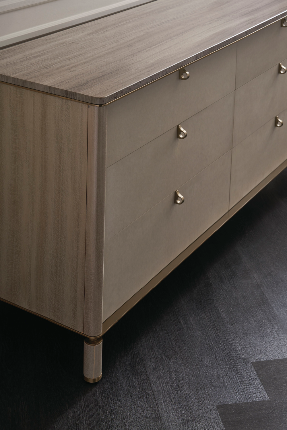 Travertine Top Beige Dresser | Caracole Balance | Oroa.com