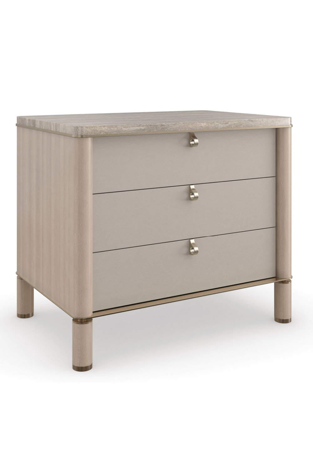 Modern 3-Drawer Nightstand | Oroa.com