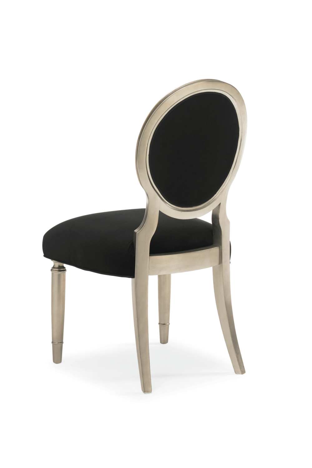Black Velvet Dining Chairs (2) | Caracole Chit-Chat | Oroa.com