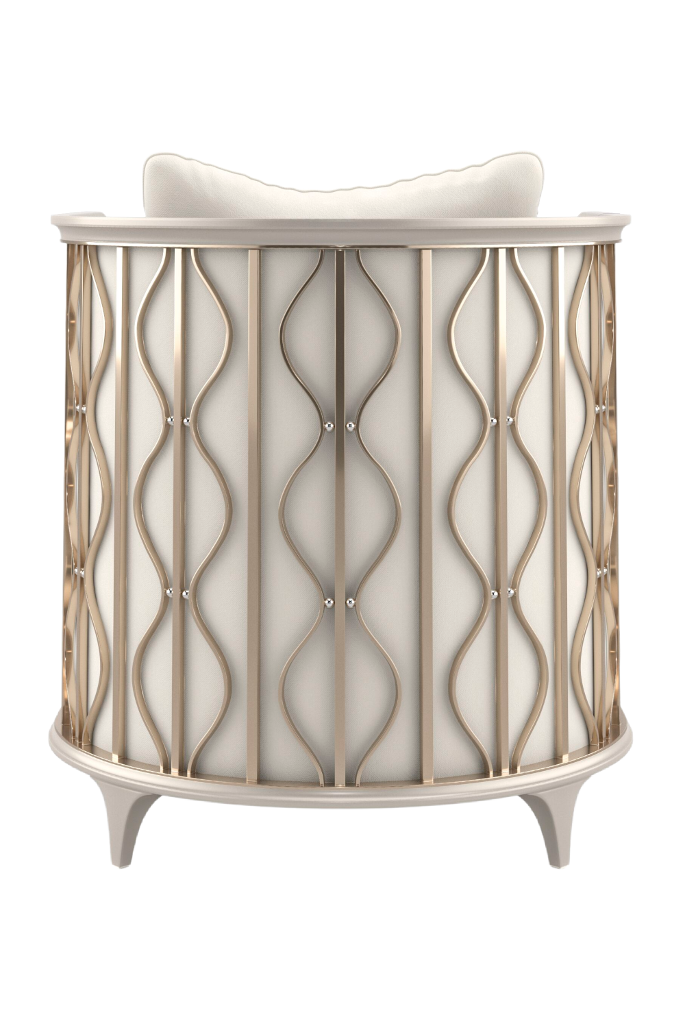 Gray Statement Lounge Chair | Caracole Back In Style | Oroa.com