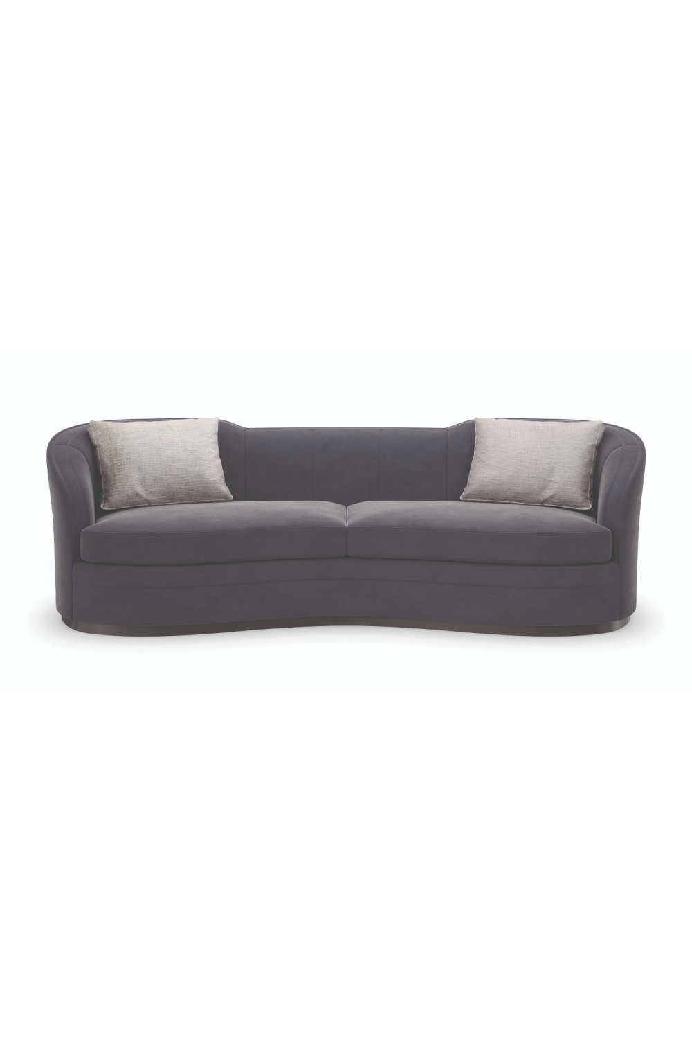 Black Organic-Shaped Sofa | Caracole Eclipse | Oroa.com