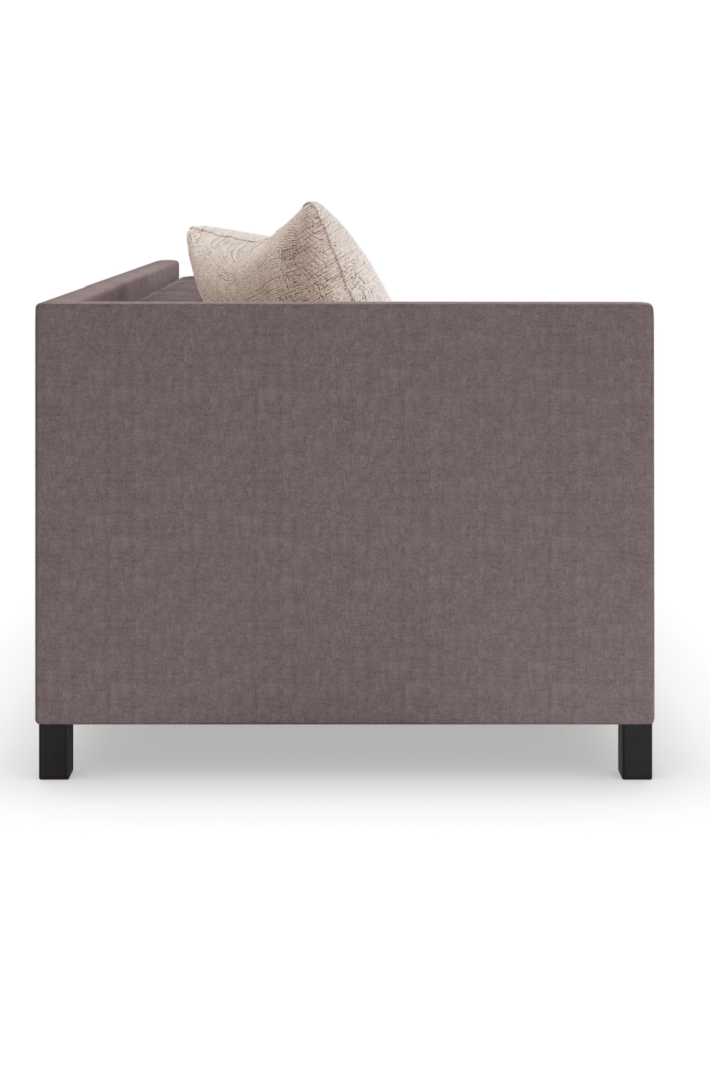 Brown Upholstered Sectional Chair | Caracole Tuxedo | Oroa.com