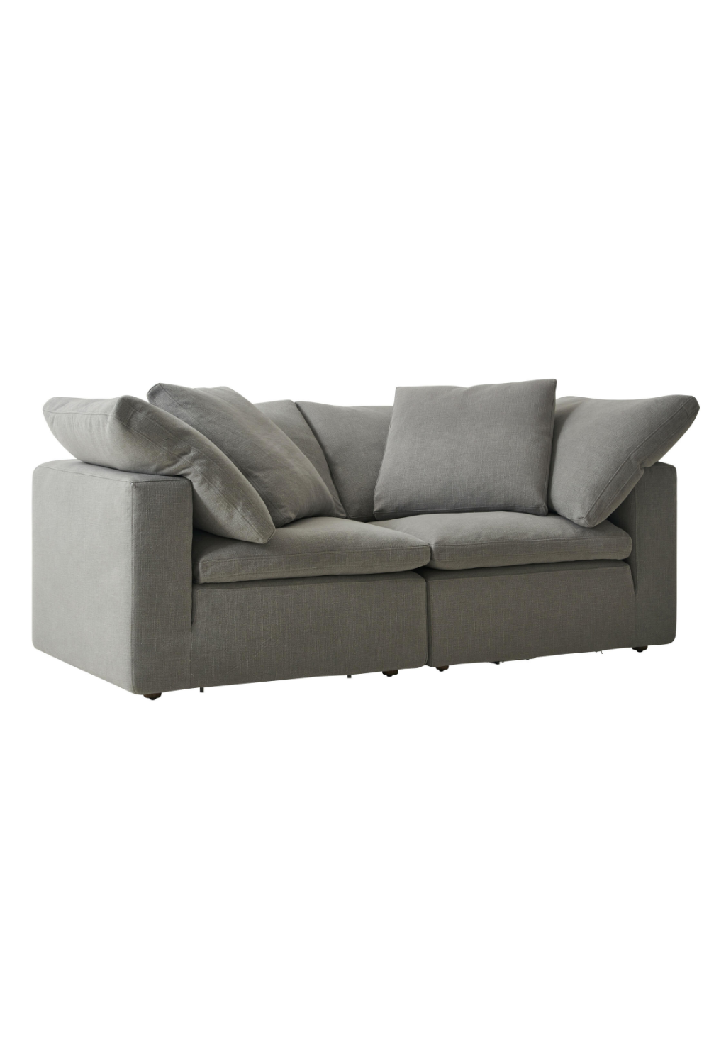 Gray Cotton Sectional Sofa L | Andrew Martin Truman | Oroa.com