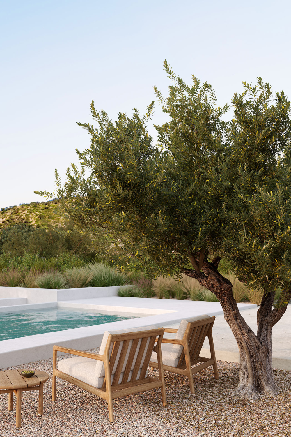 Teak Framed Outdoor Lounge Chair | Ethnicraft Jack | Oroa.com