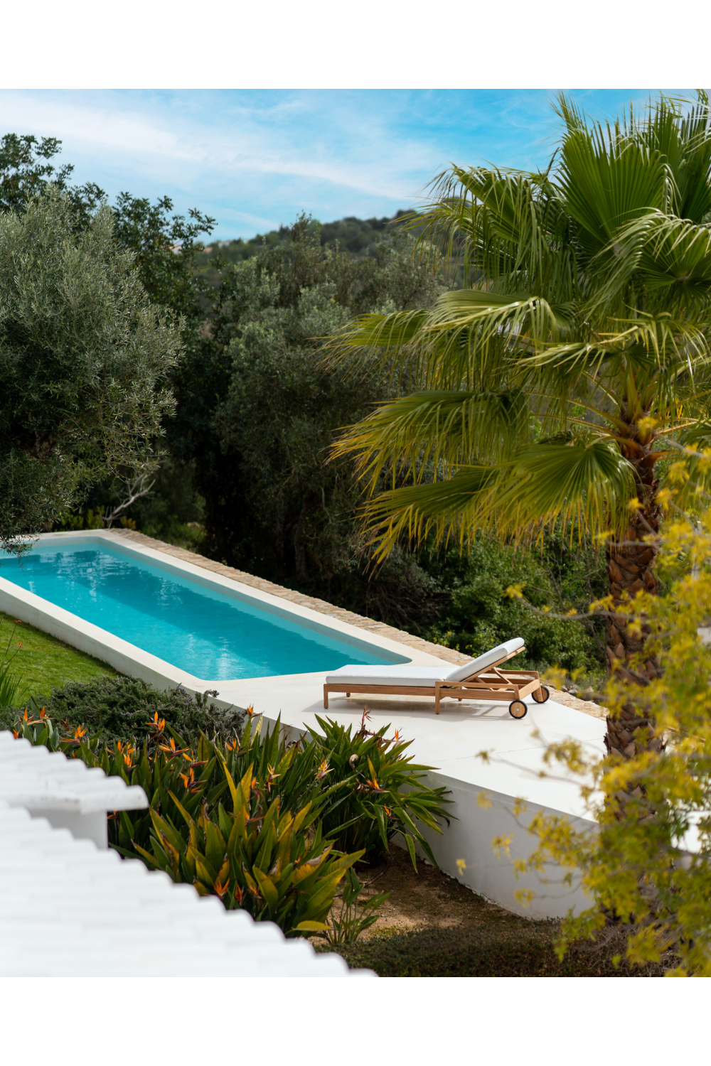 Adjustable Outdoor Lounger Cushion | Ethnicraft Jack