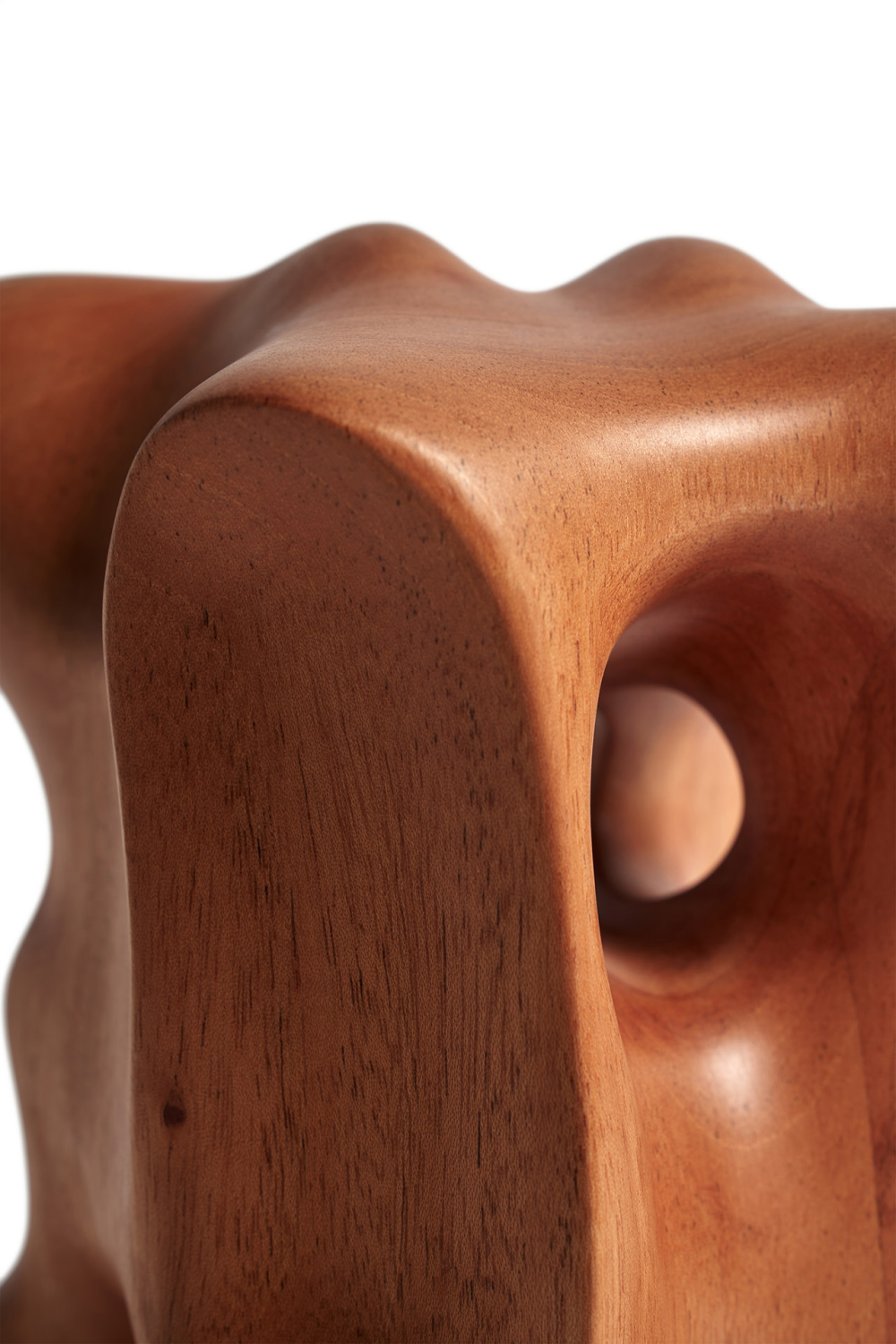 Varnished Sycamore Abstract Sculpture | Ethnicraft Organic | Oroa.com