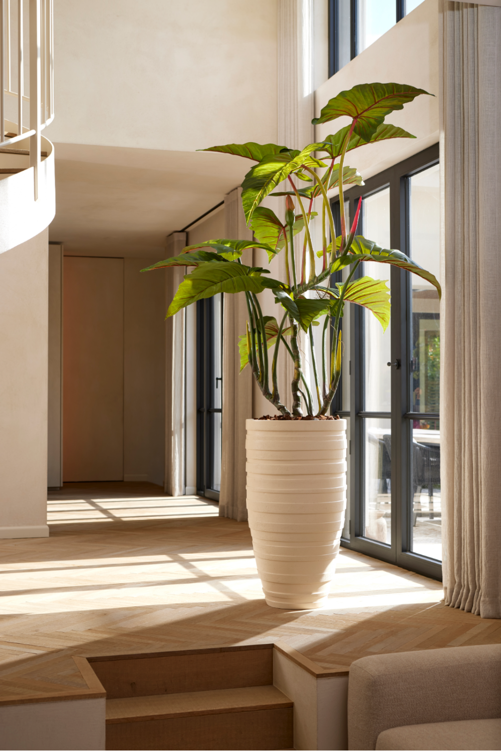 Artificial Elephant Ears Plant Set (2) | Oroa.com