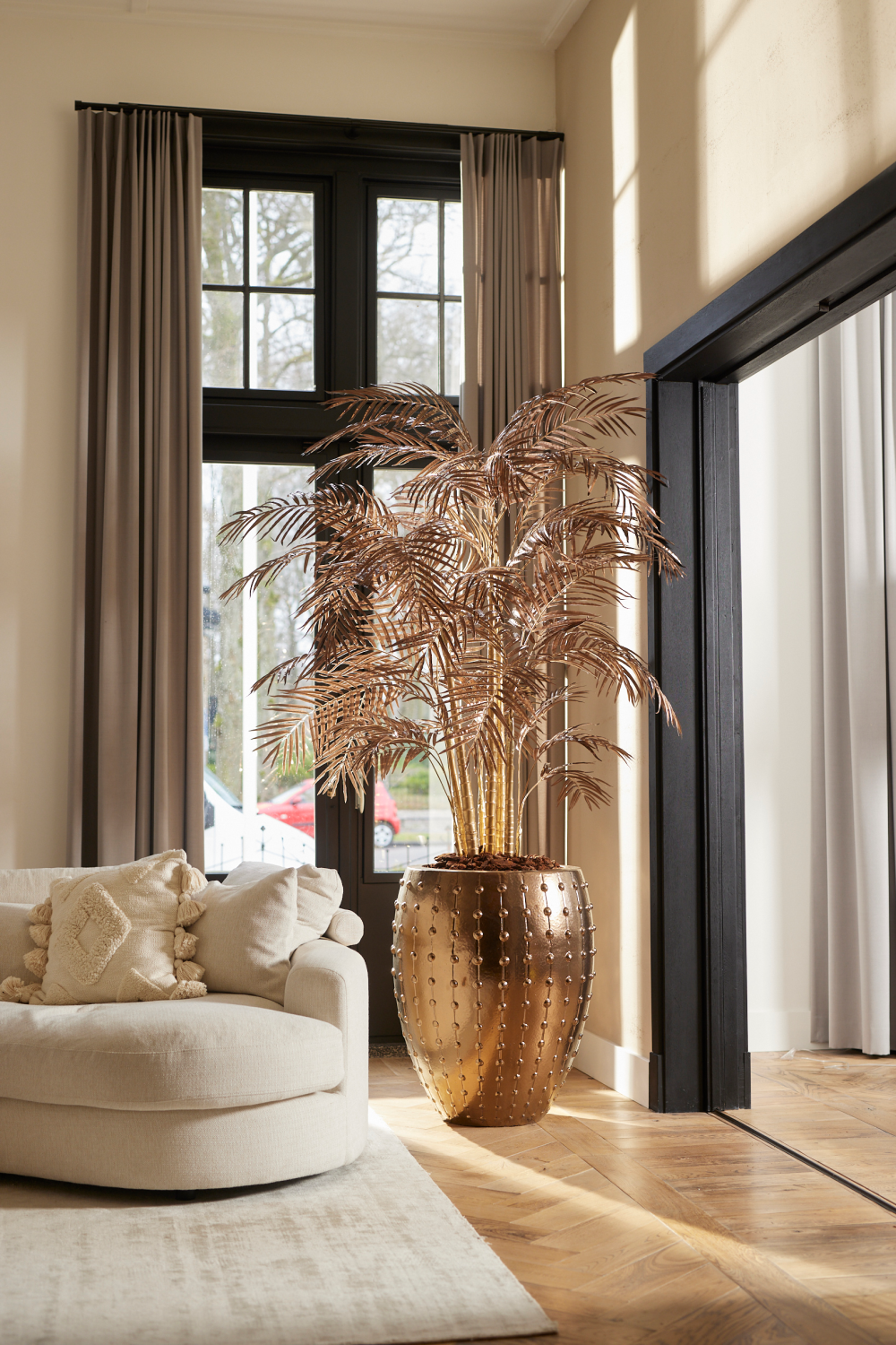 Artificial Metallic Tropical Plant | Oroa.com