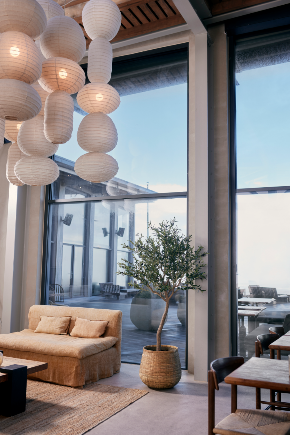 Faux Mediterranean Evergreen Tree Set (2) | Emerald Olive | Oroa.com