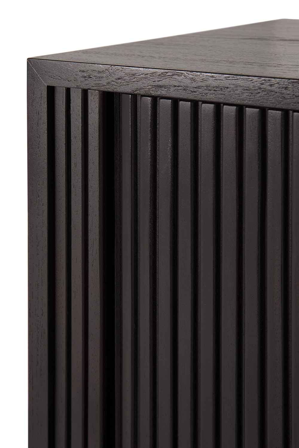 Black Teak TV Cupboard | Ethnicraft Roller Max | Oroa.com