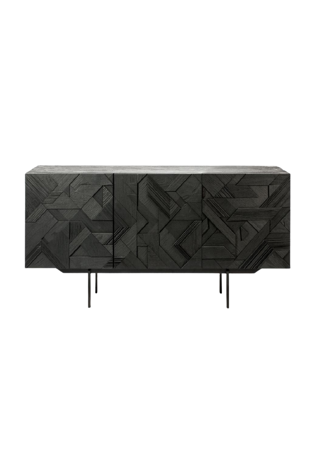 Black Teak Sideboard | Ethnicraft Graphic | OROA