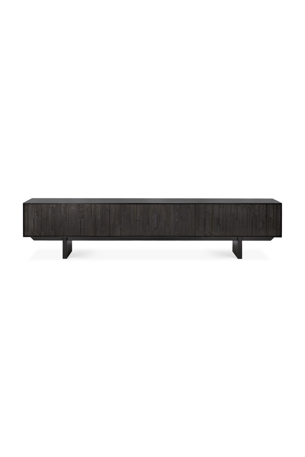 Black Mahogany TV Cabinet | Ethnicraft Mosaic | Oroa.com