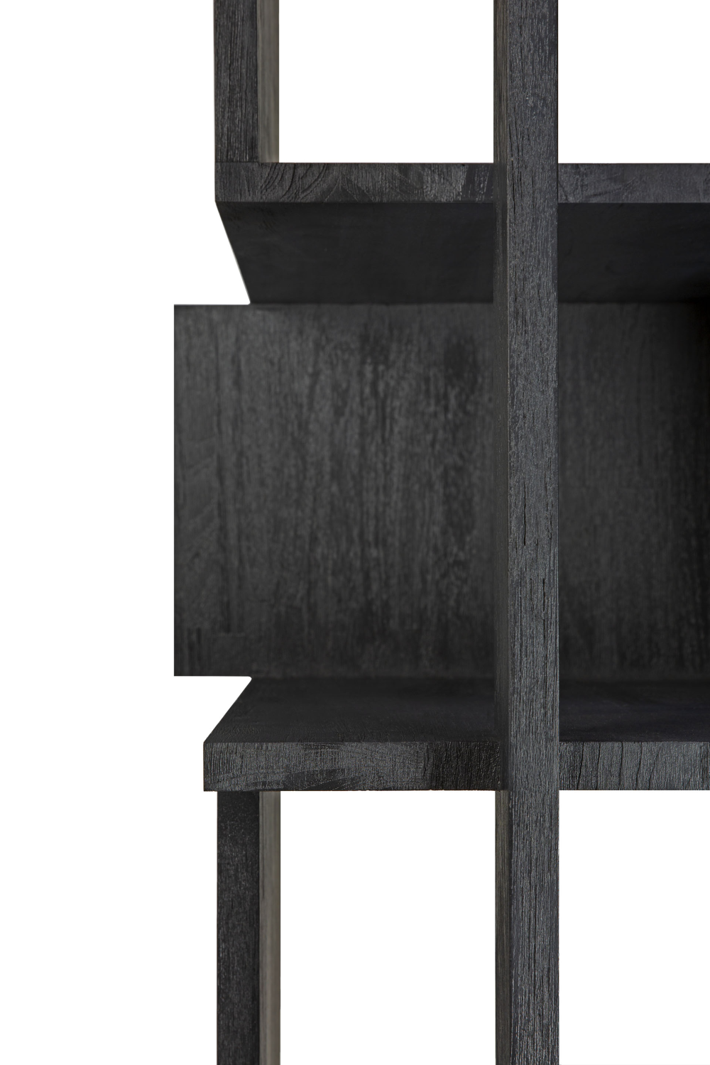 Black Teak Shelving Unit | Ethnicraft Abstract | OROA.COM