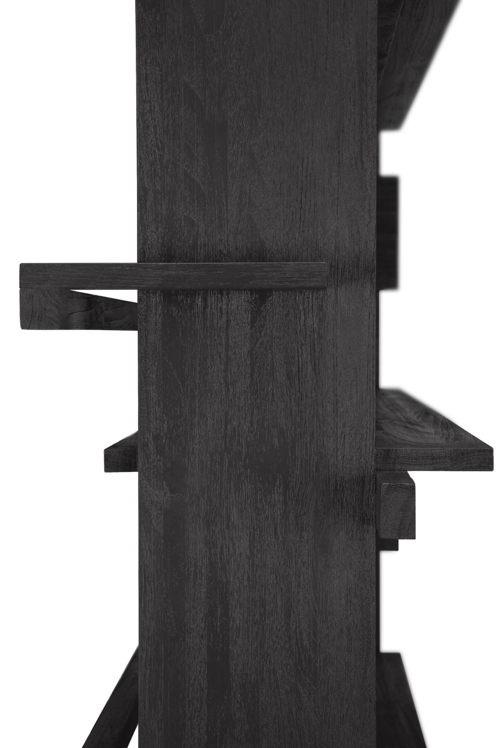 Black Teak Book Rack | Ethnicraft Abstract | Oroa.com