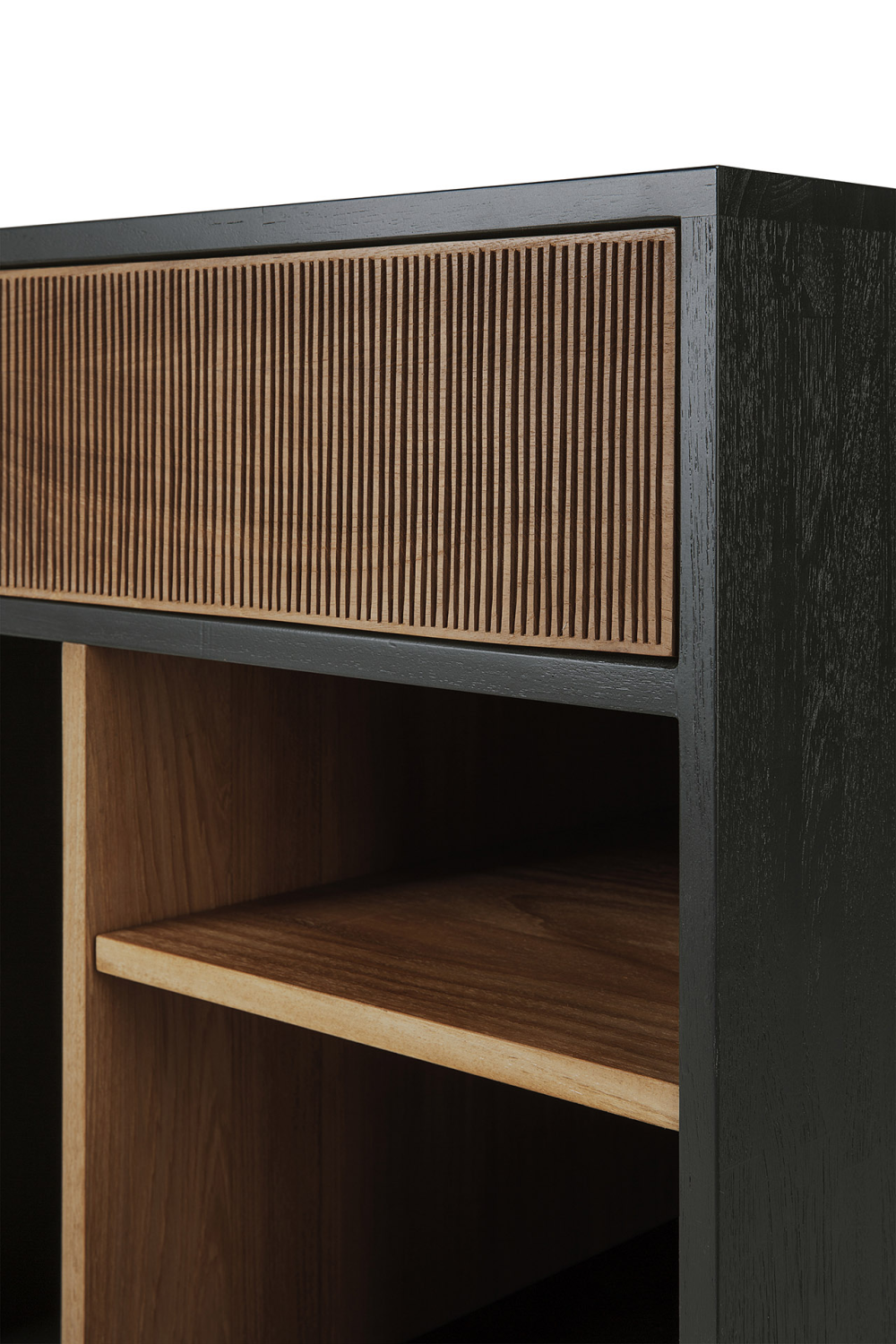 Black Teak Drawer Unit | Ethnicraft Oscar | Oroa.com