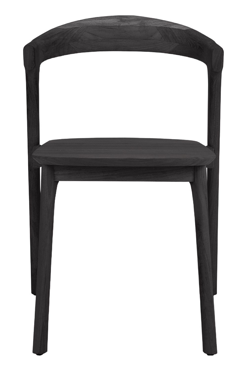 Black Teak Outdoor Dining Chair | Ethnicraft Bok | Oroa.com