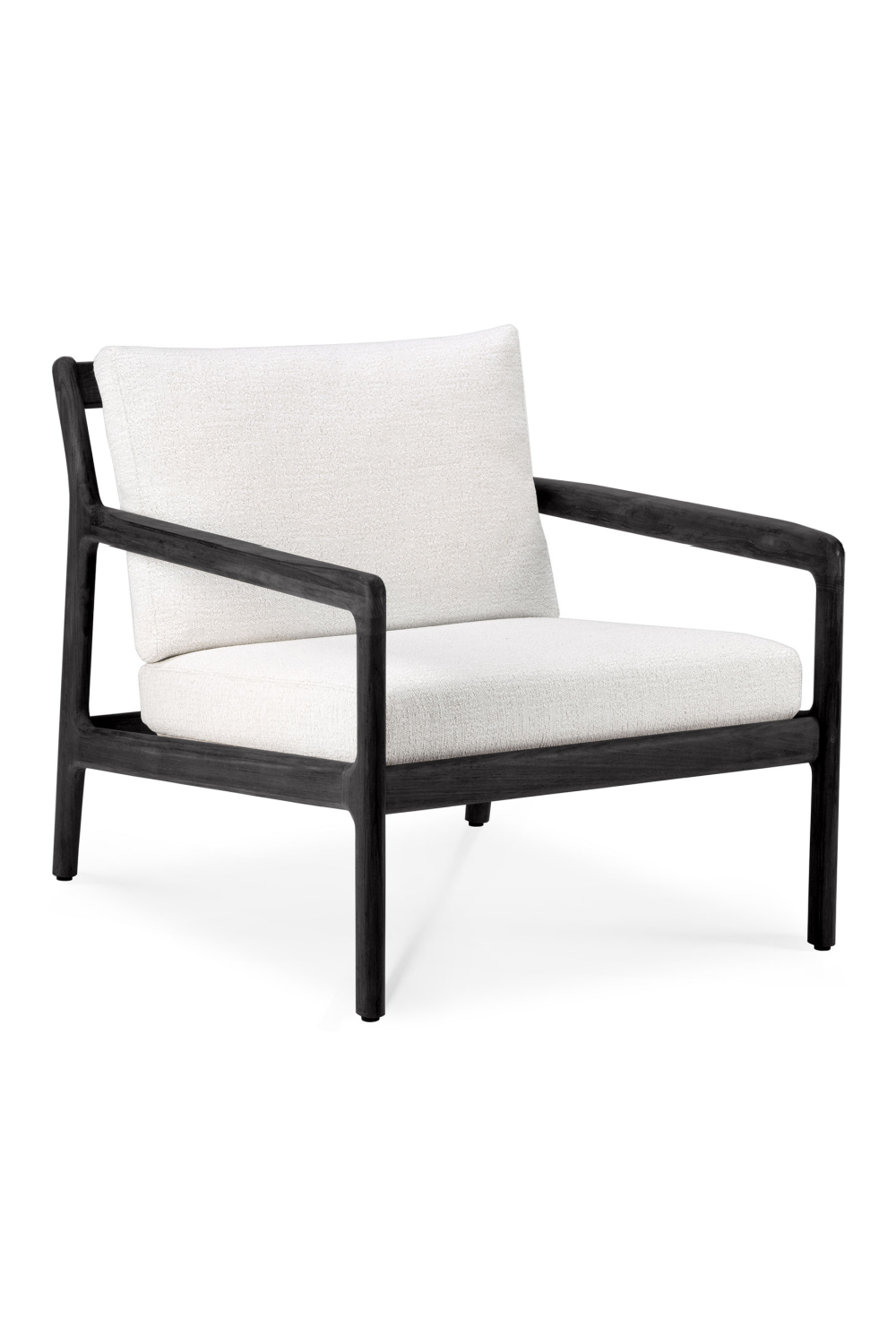 Black Teak Outdoor Lounge Chair | Ethnicraft Jack | Oroa.com