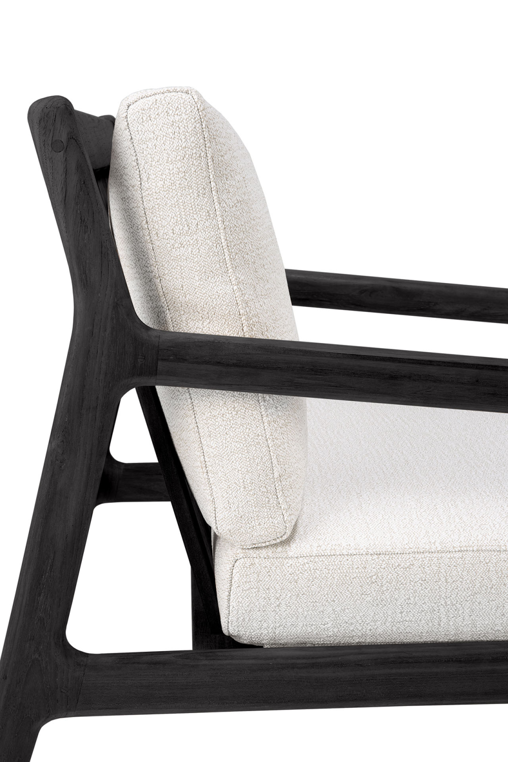 Black Teak Outdoor Lounge Chair | Ethnicraft Jack | Oroa.com