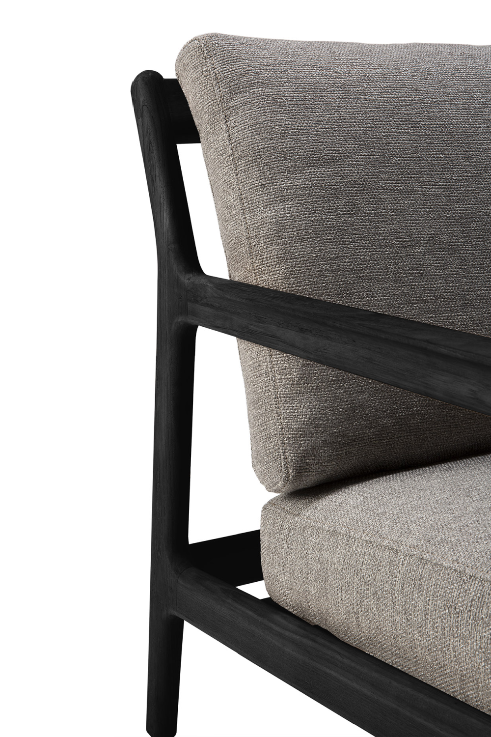 Black Teak Outdoor Lounge Chair | Ethnicraft Jack | Oroa.com