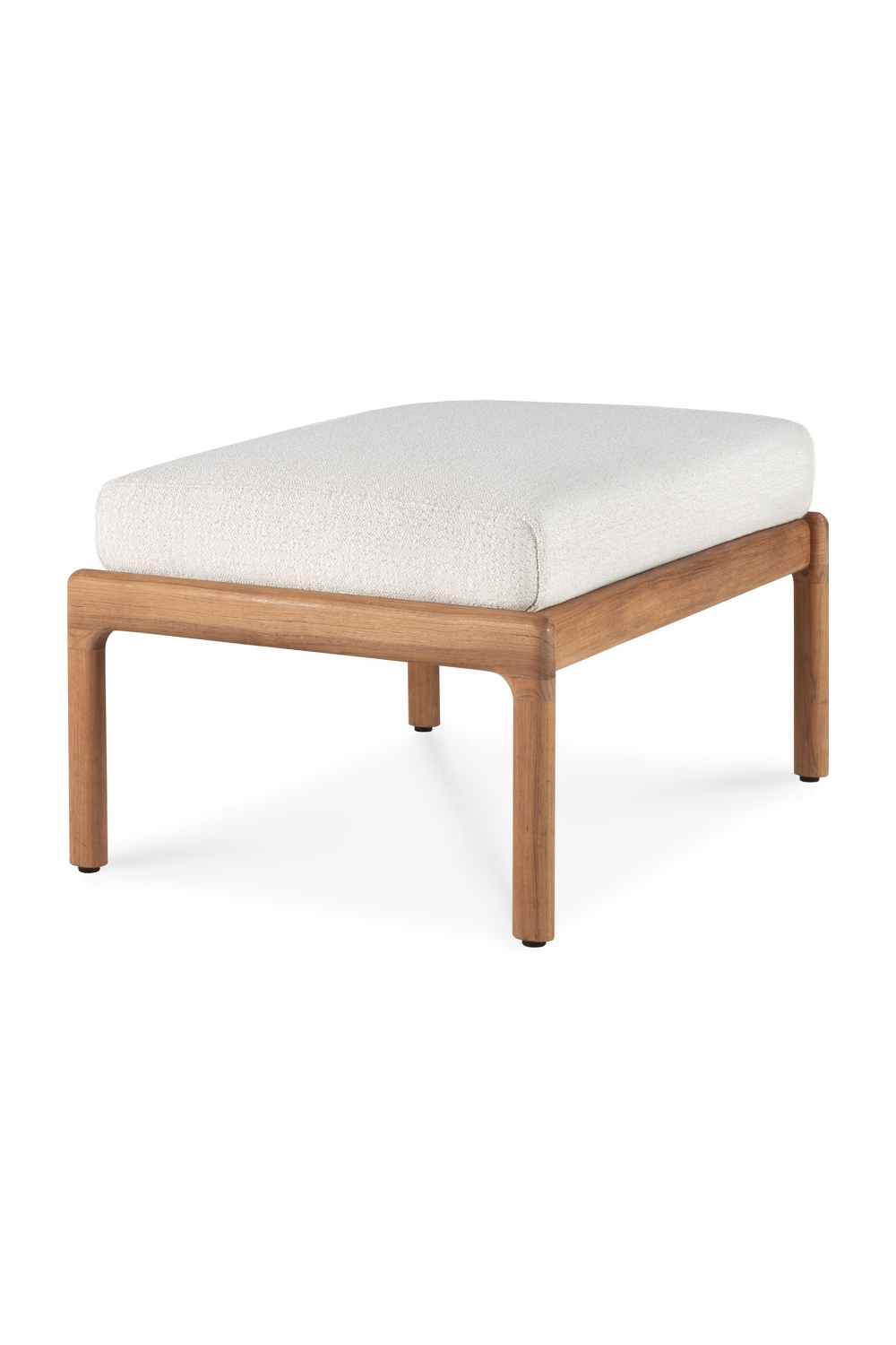 Natural Teak Outdoor Ottoman | Ethnicraft Jack | Oroa.com