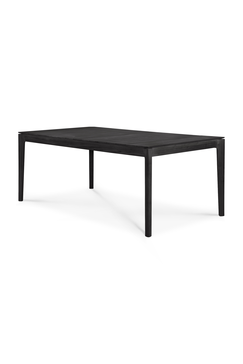 Black Teak Outdoor Dining Table | Ethnicraft Bok | OROA.COM