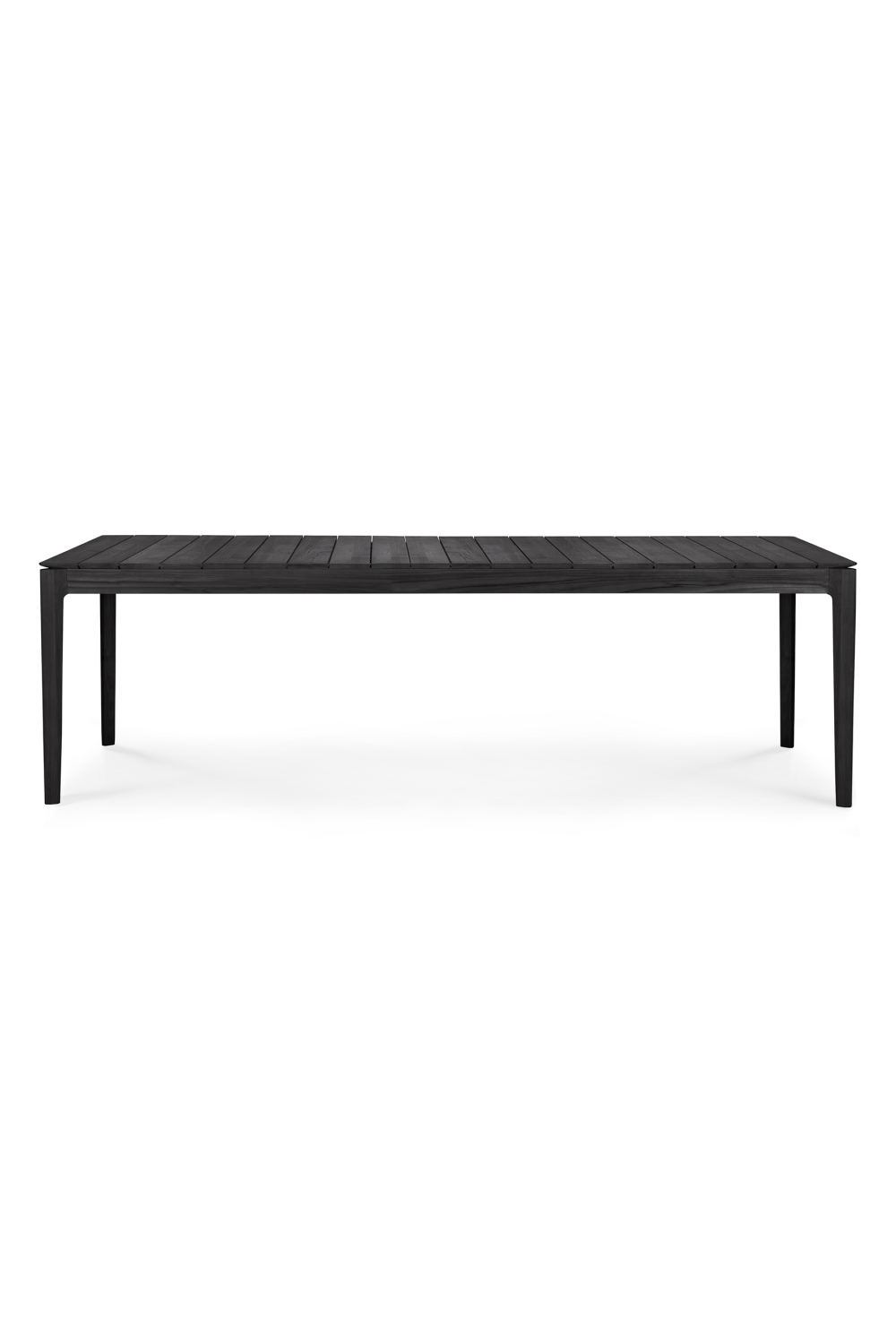 Black Teak Outdoor Dining Table | Ethnicraft Bok | OROA.COM