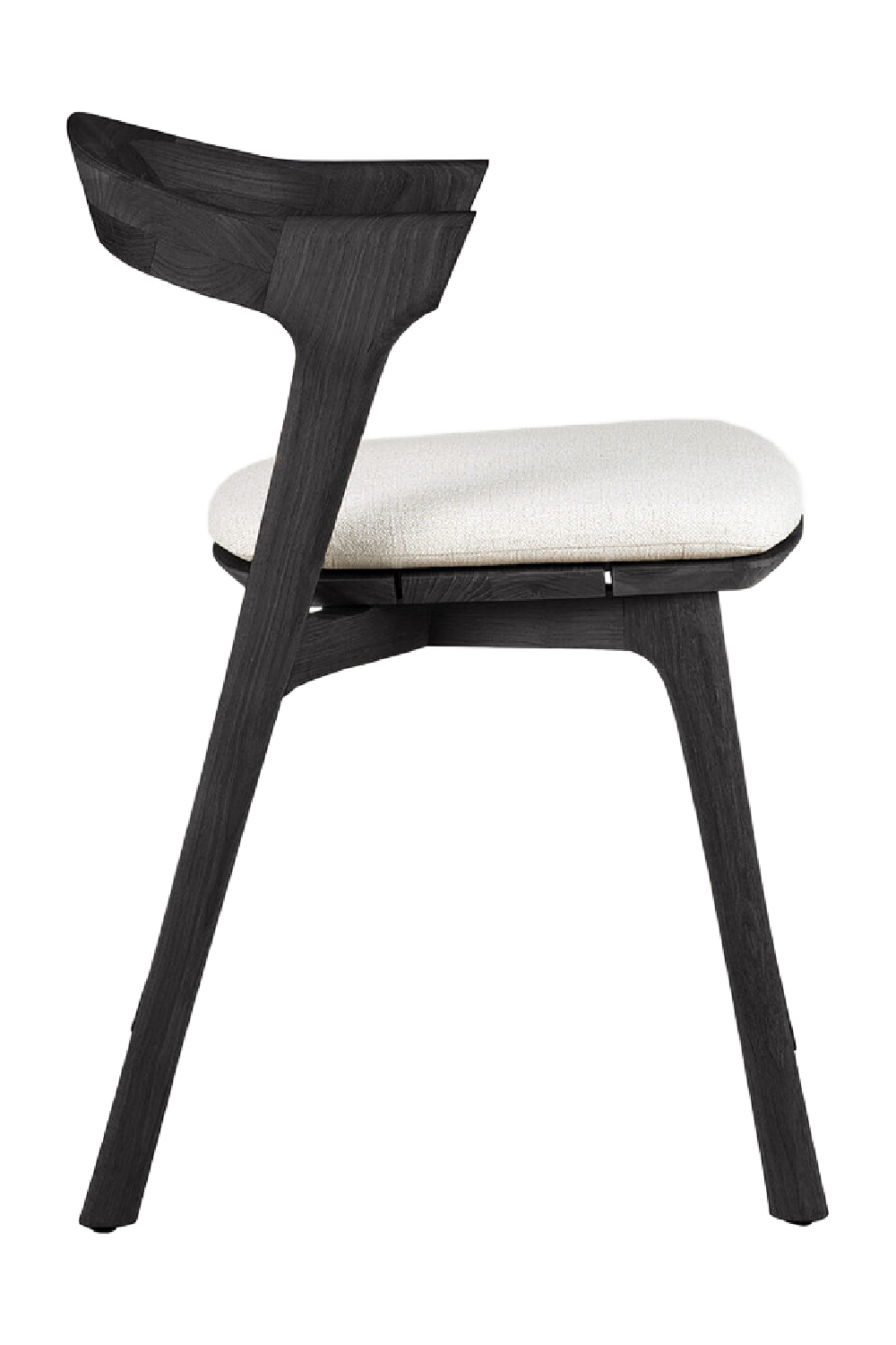 Black Teak Outdoor Dining Chair | Ethnicraft Bok | Oroa.com