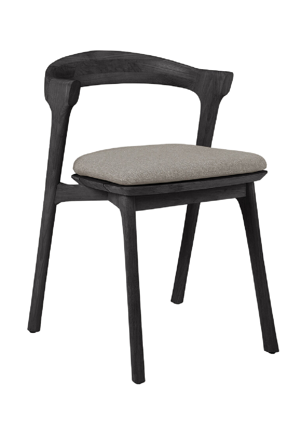 Black Teak Outdoor Dining Chair | Ethnicraft Bok | Oroa.com