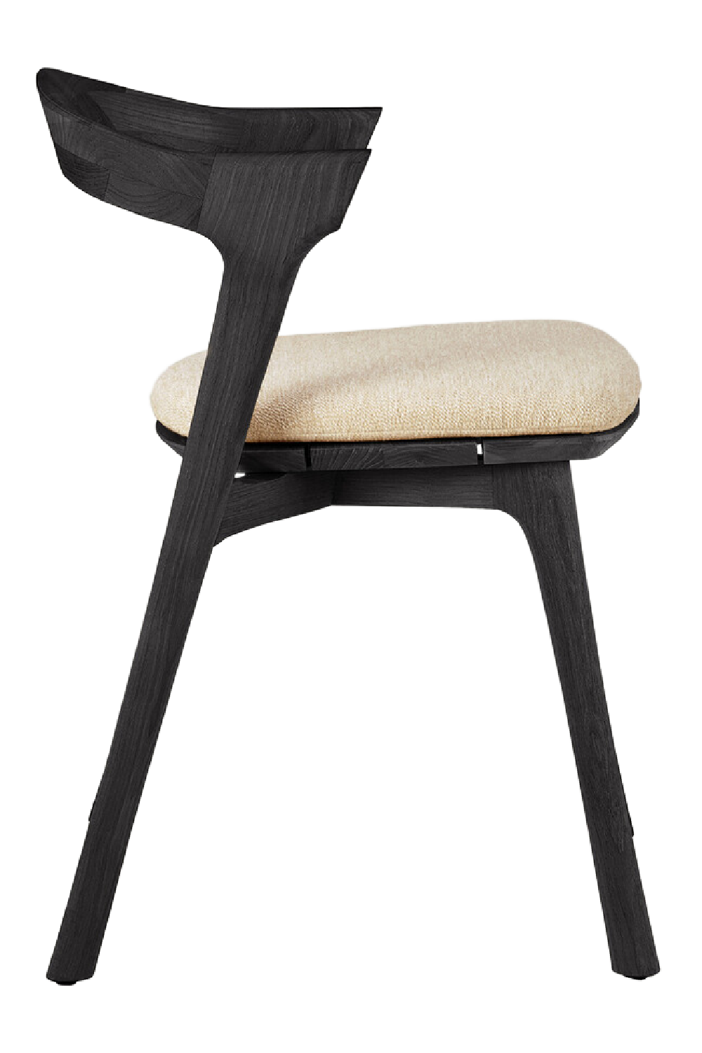 Black Teak Outdoor Dining Chair | Ethnicraft Bok | Oroa.com