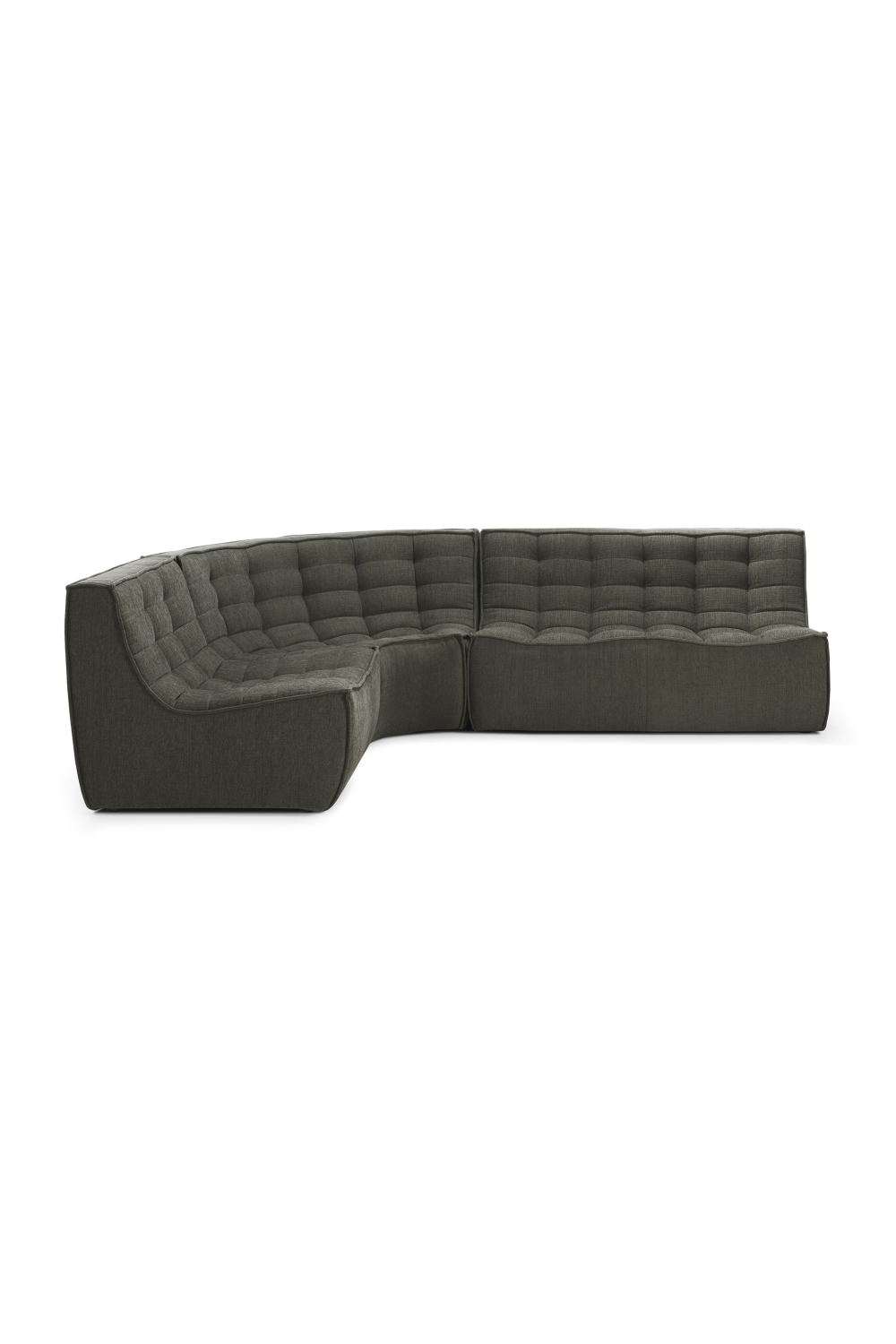 Green Modular Sofa | Ethnicraft N701 | Oroa.com