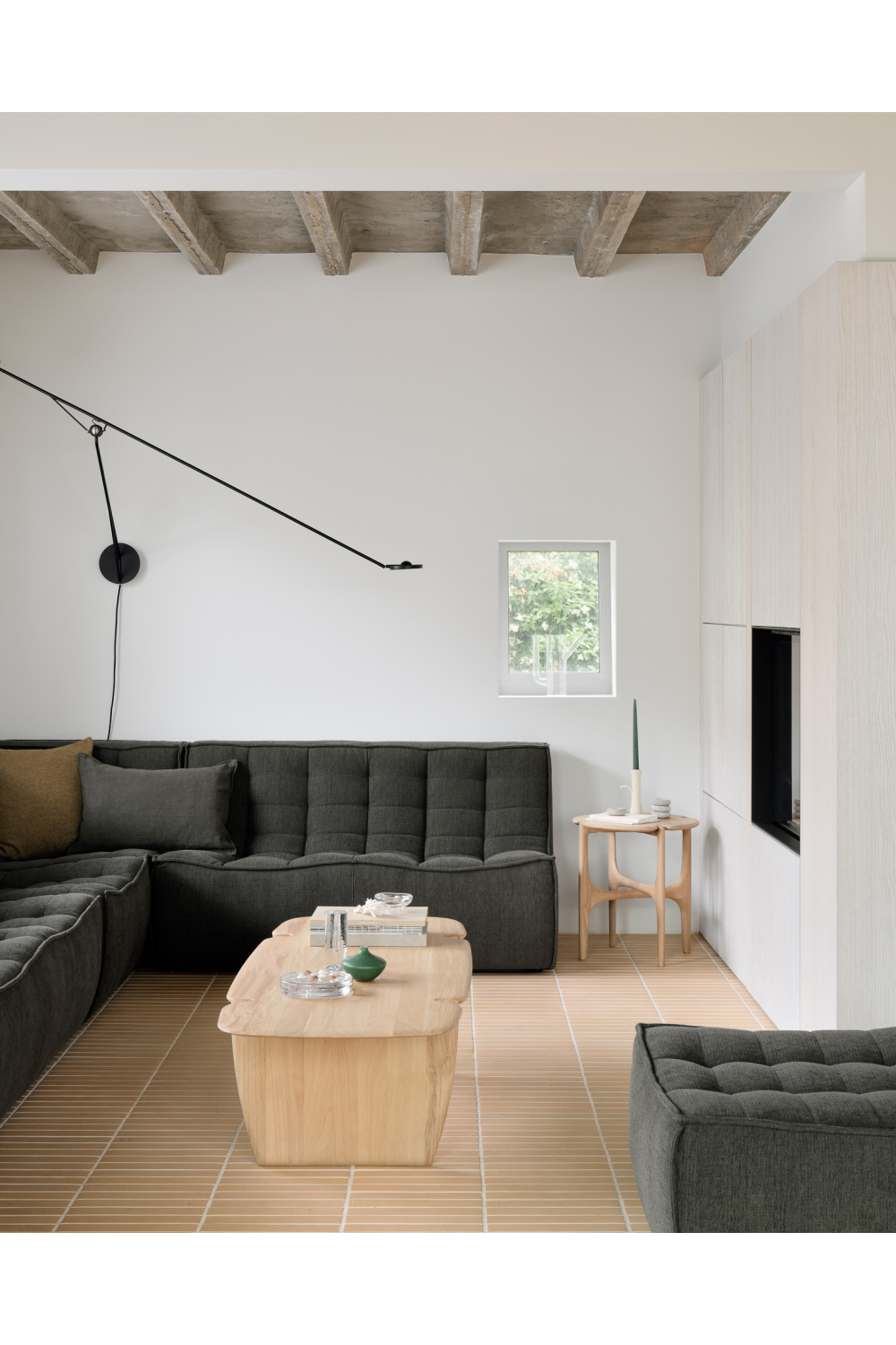 Green Modular Sofa | Ethnicraft N701 | Oroa.com