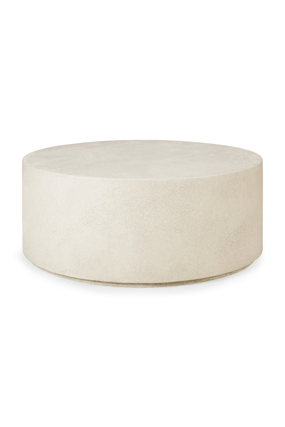 Round Off-White Coffee Table | Ethnicraft Elements | Oroa.com