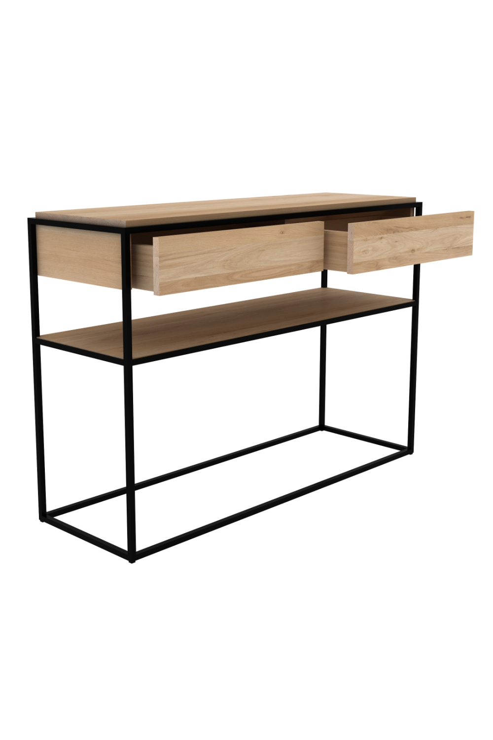 Rectangular 2-Drawer Console Table | Ethnicraft | OROA.com