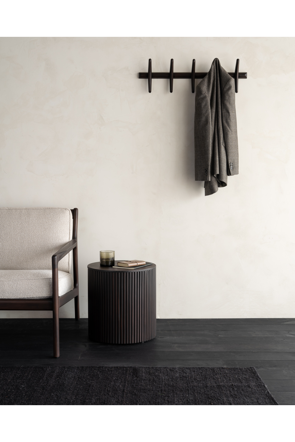 Mahogany Wall Coat Rack | Ethnicraft PI | Oroa.com