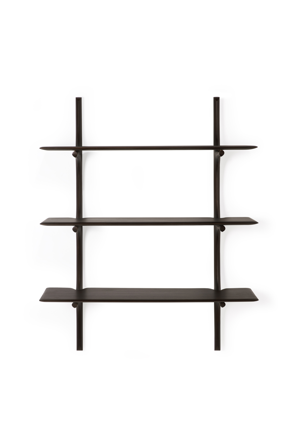 Brown Mahogany Wall Shelf | Ethnicraft PI | Oroa.com