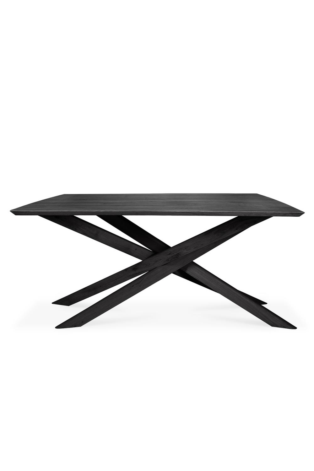 Rectangular Black Oak Dining Table | Ethnicraft Mikado | Oroa.com