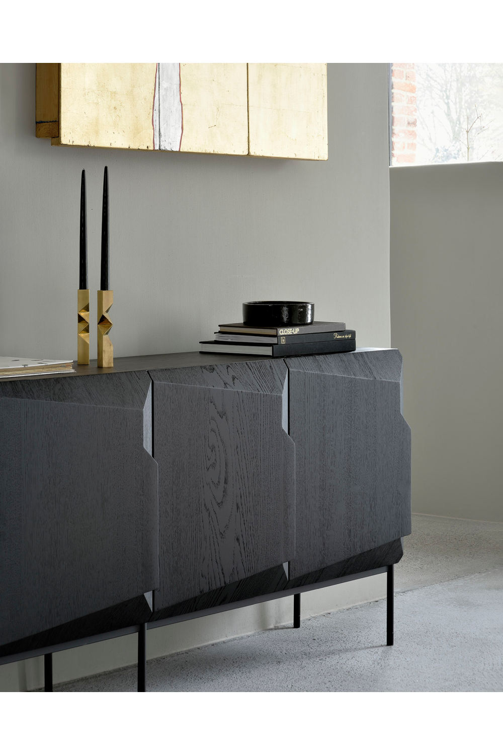 Black Oak Modern Sideboard | Ethnicraft Stairs | Oroa.com