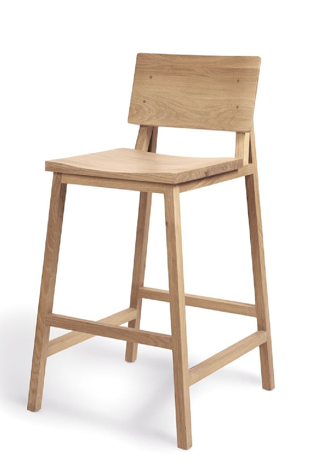 Oiled Oak Counter Stool | Ethnicraft N3 | Oroa.com
