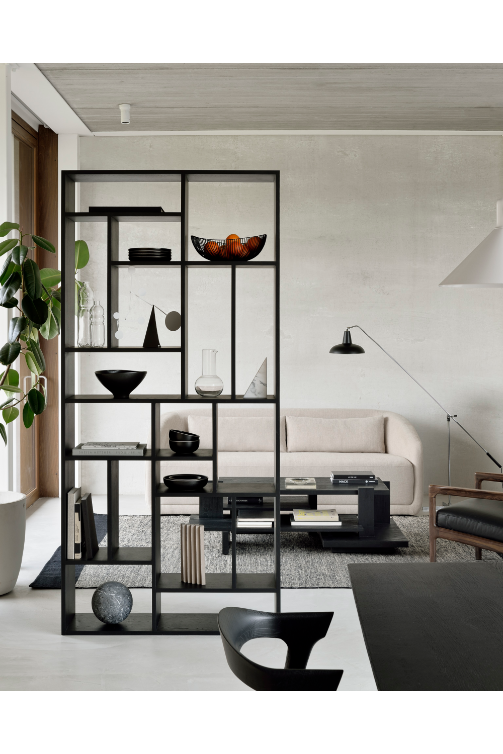 Varnished Black Oak Rack | Ethnicraft M | Oroa.com