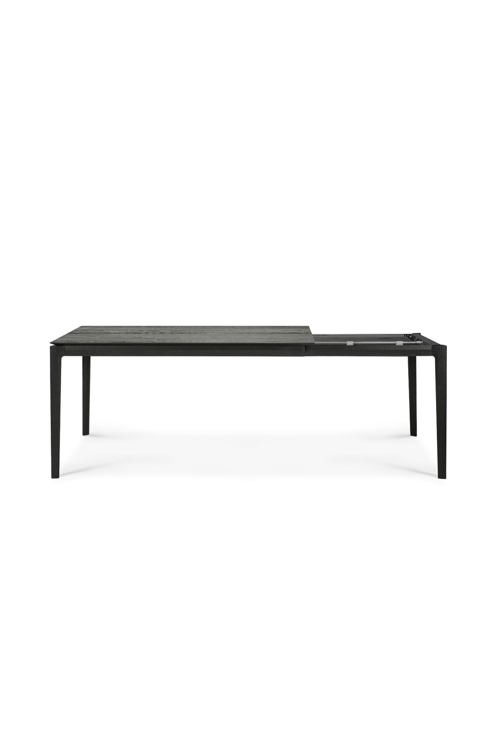 Extendable Black Oak Dining Table | Ethnicraft Bok | Oroa.com