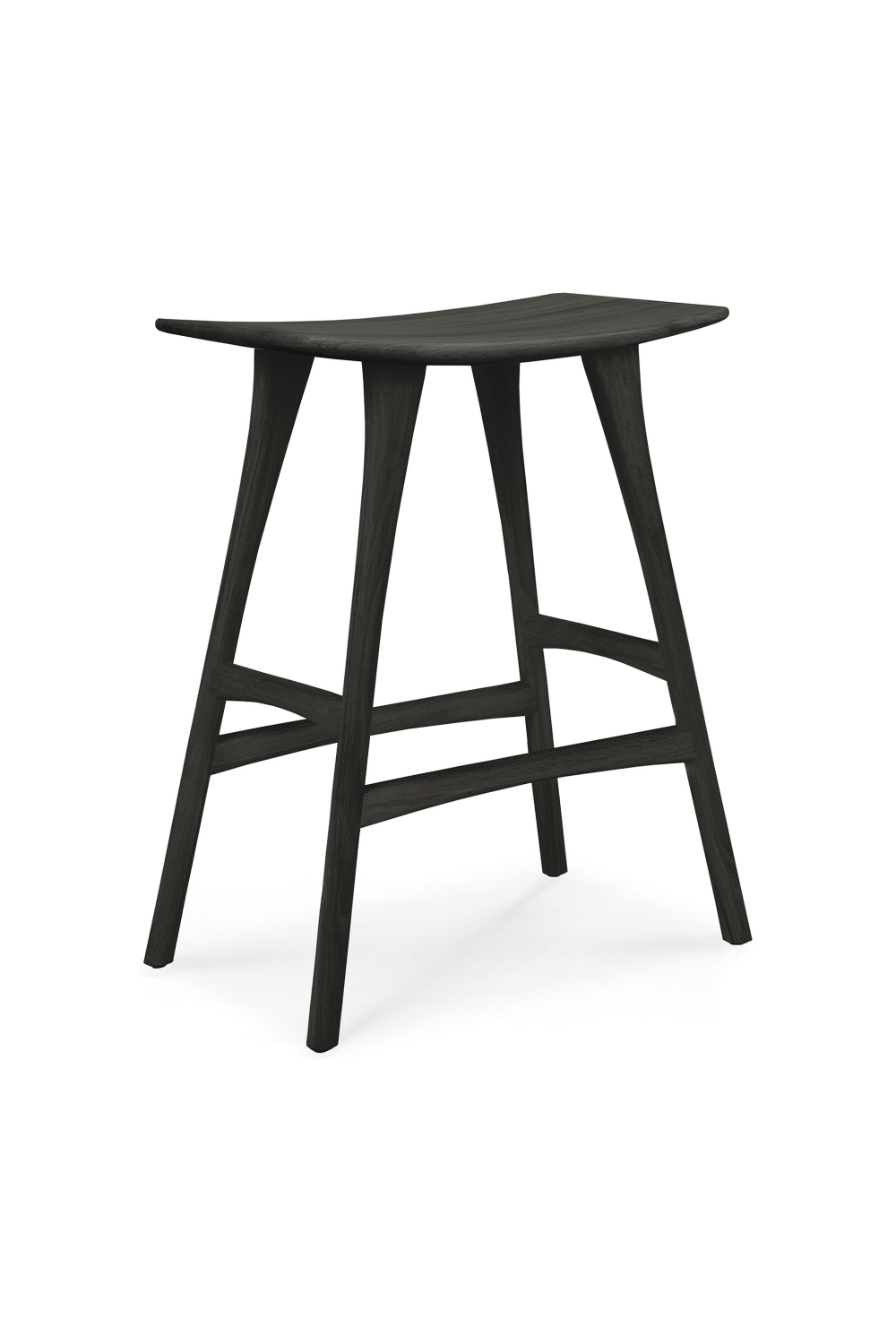Classic Black Oak Counter Stool | Ethnicraft Osso | Oroa.com