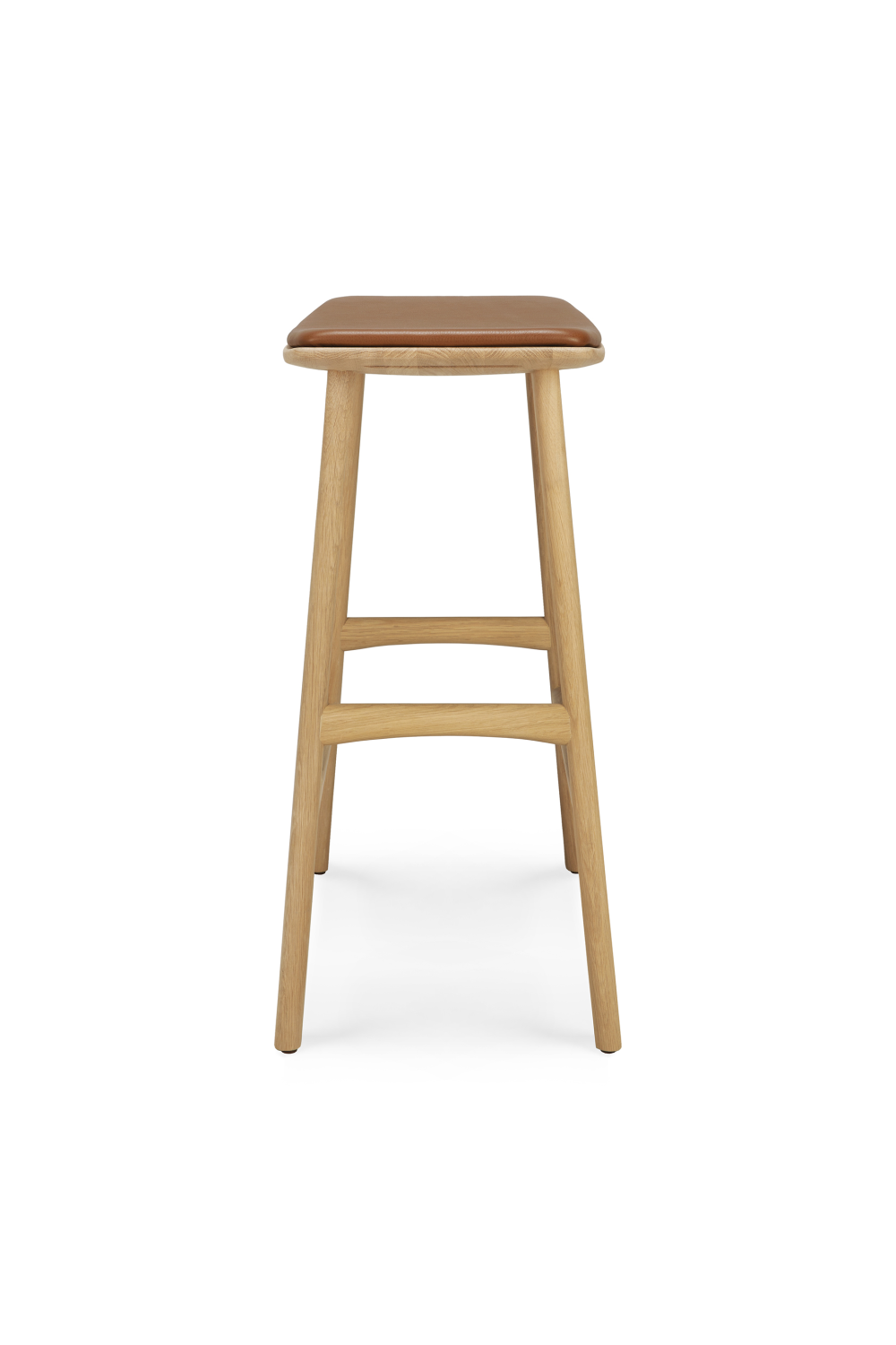 Modern Upholstered Oak Counter Stool | Ethnicraft Osso | Oroa.com