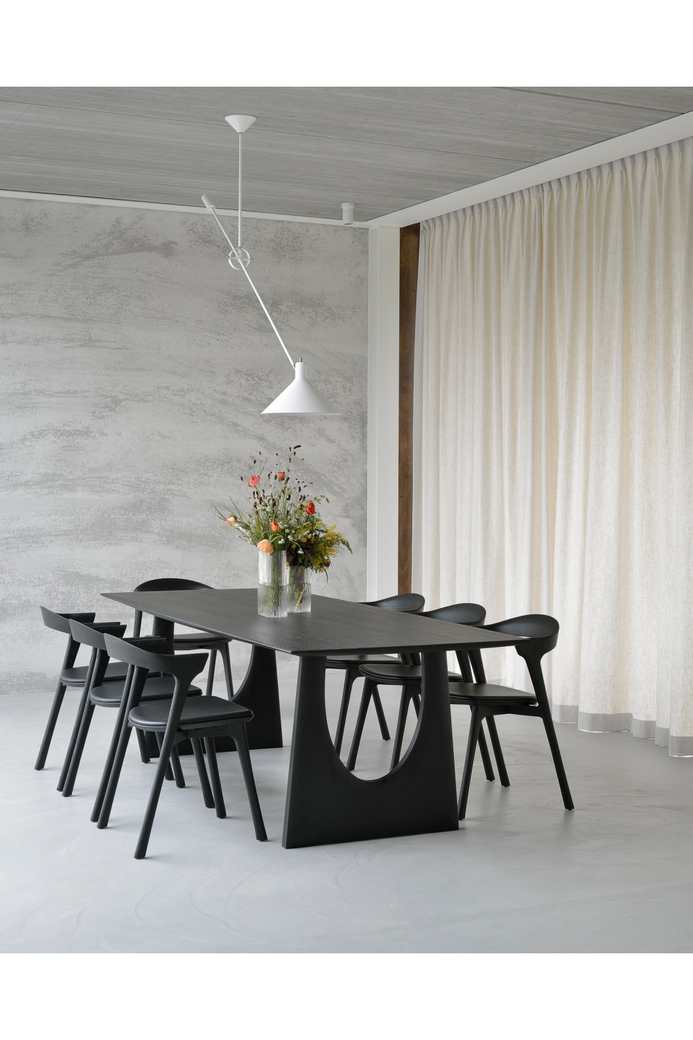 Black Oak Modern Dining Table | Ethnicraft Geometric | Oroa.com