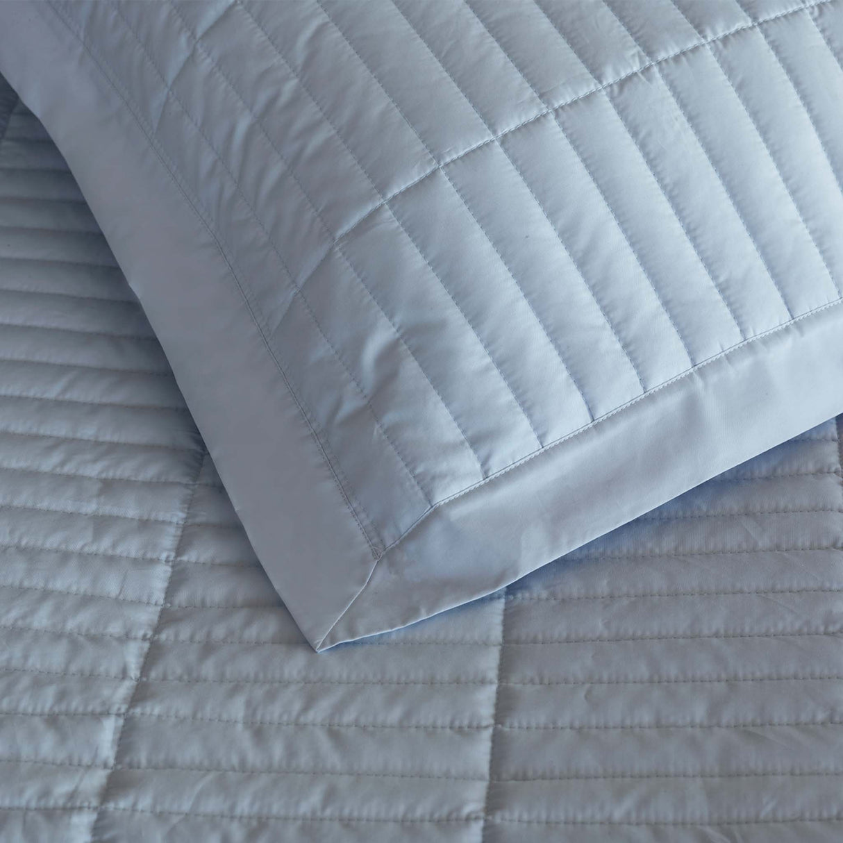 400TC Percale Quilted Euro Sham | Amalia Home Fresco | Oroa.com